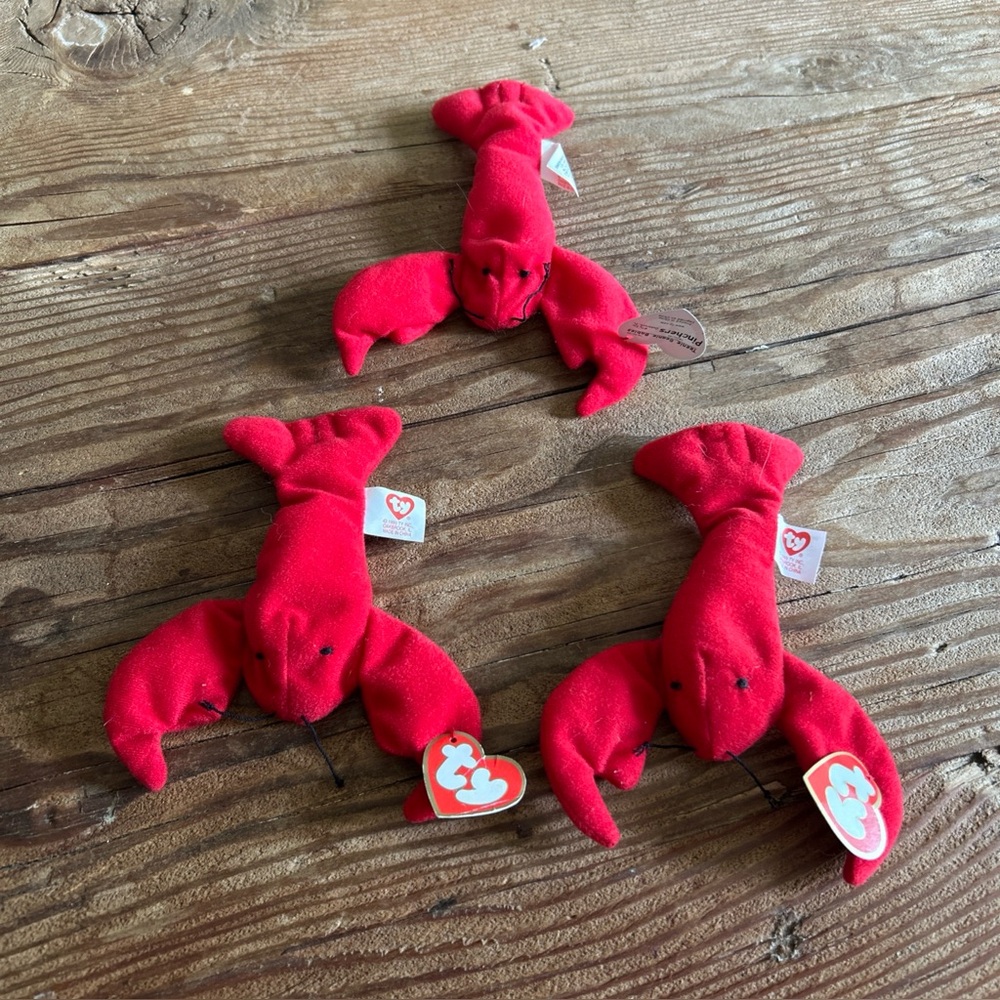 Ty 1998 McDonald’s Teenie Beanie Babies #5 Pinchers (Lobster)